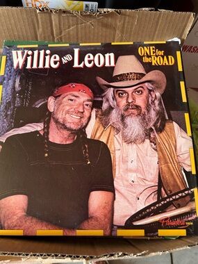 Vintage 1979 Willie Nelson and Leon Russell's "One for the Road" album
